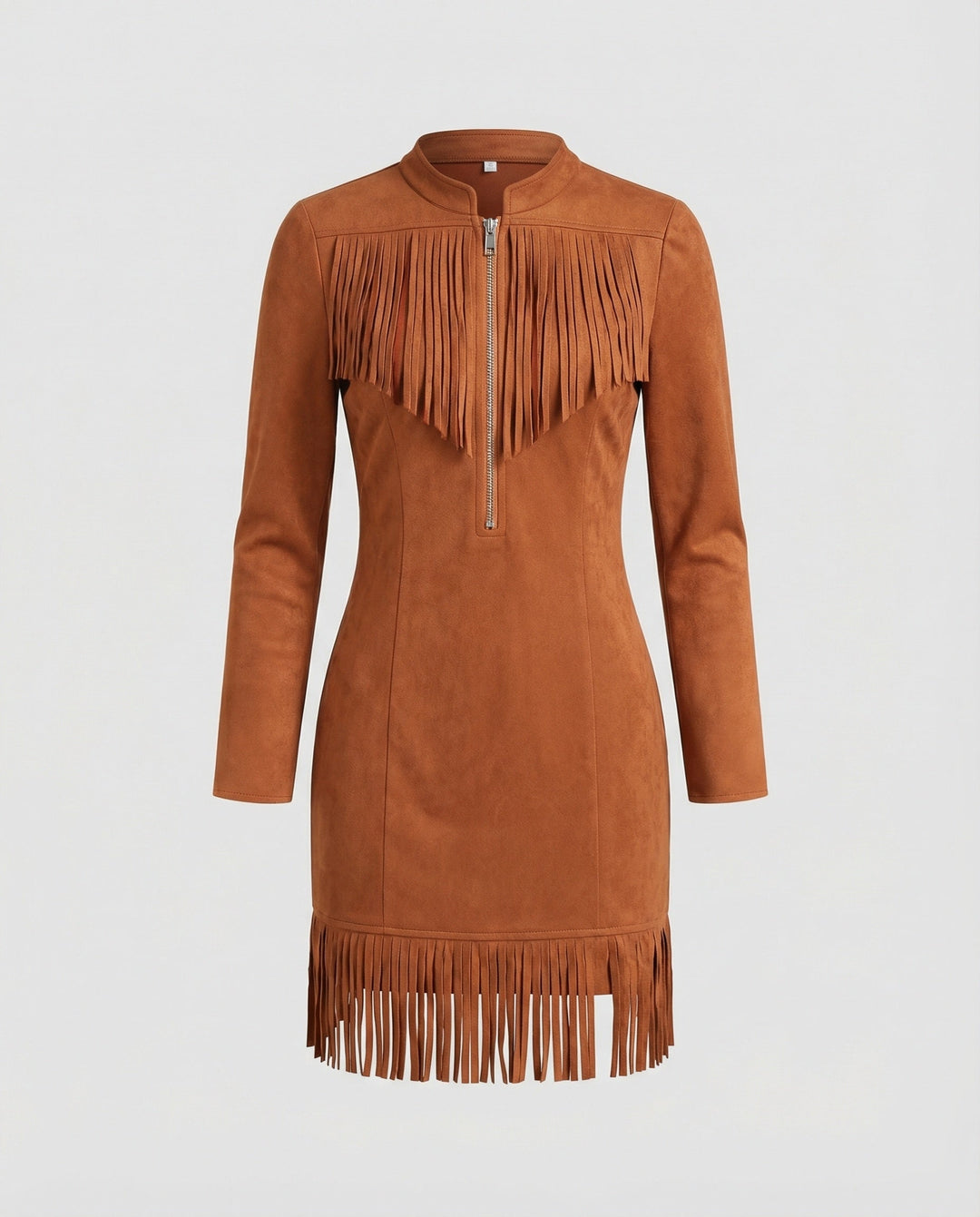Figurbetontes Freizeitkleid für Damen an einer stilvollen Modelansicht