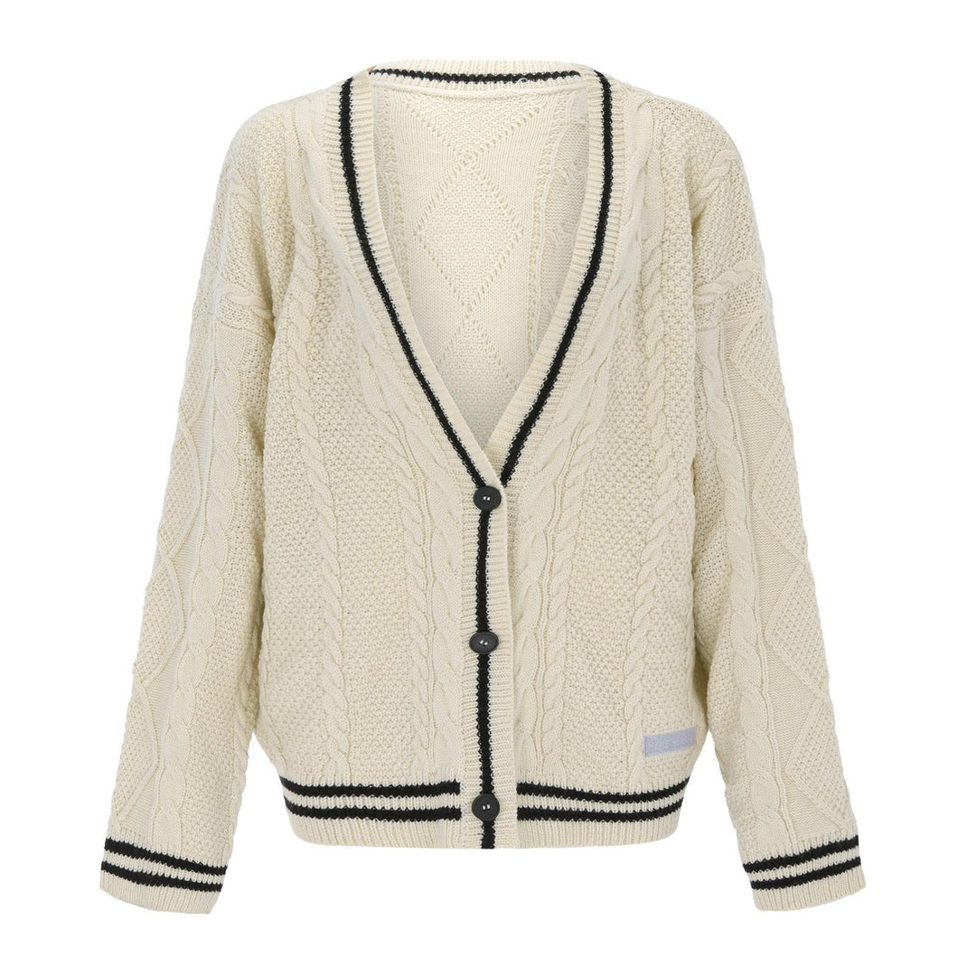 Damen Cardigan mit dekorativen Sternapplikationen