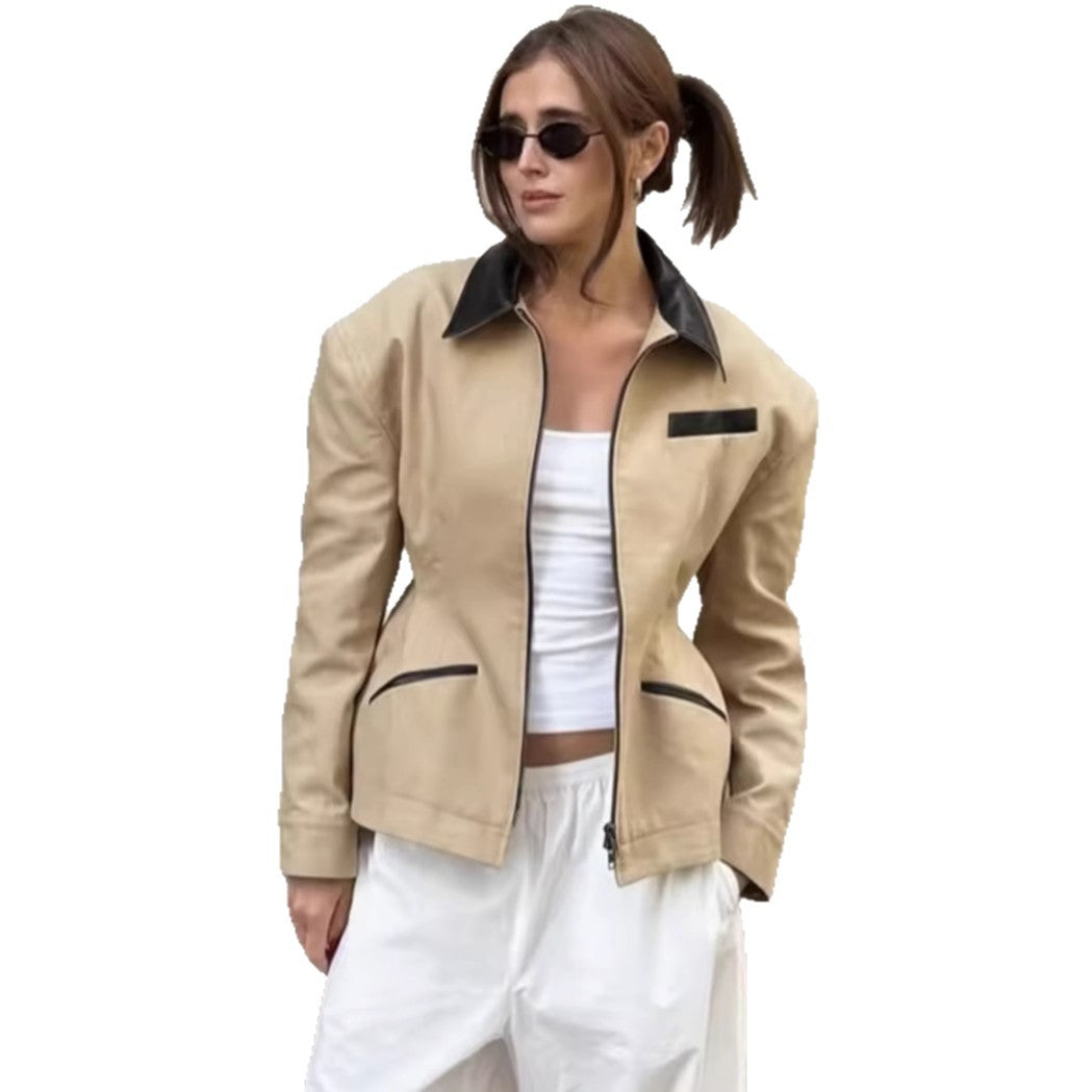 Damen-Steppjacke mit schlichtem, modernem Schnitt
