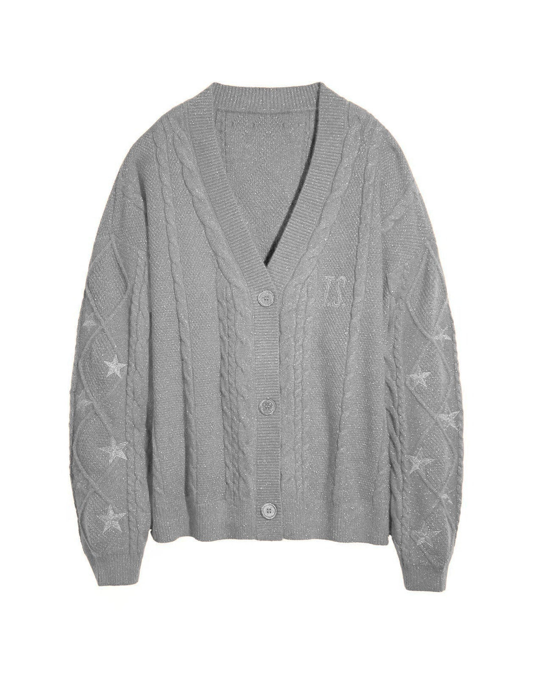 Lange Ärmel und lockere Passform des Damen-Cardigans