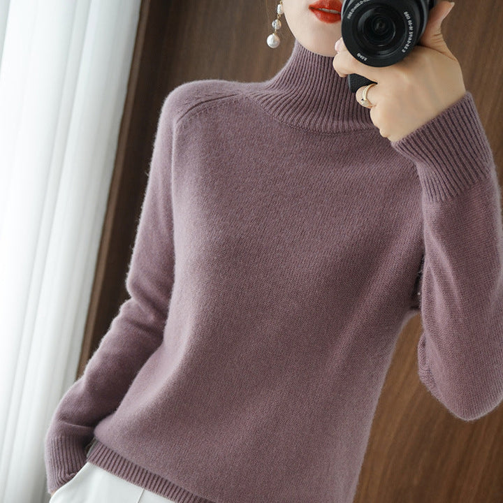 Felicia® | Modischer Turtle Neck Strickpullover