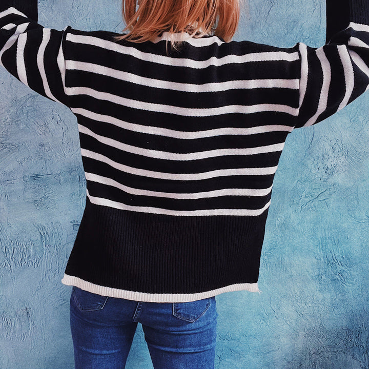Warmer Pullover für Damen mit langen Ärmeln