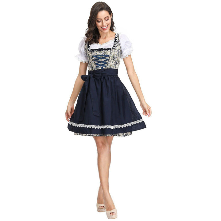 Damen-Dirndl mit abnehmbarer Schürze für Volksfeste