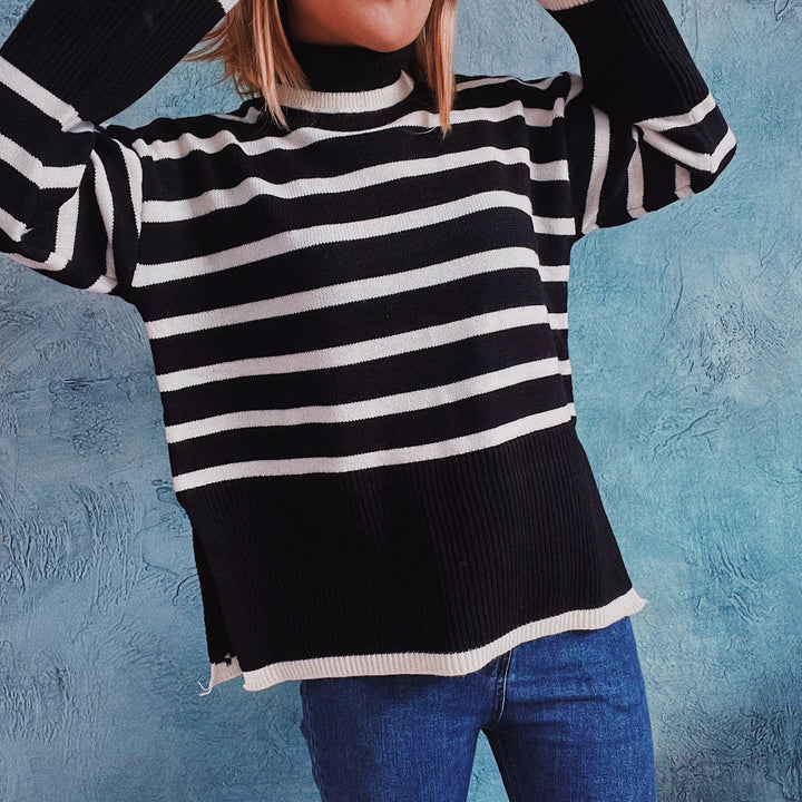 Weicher Strickpullover für kalte Herbsttage