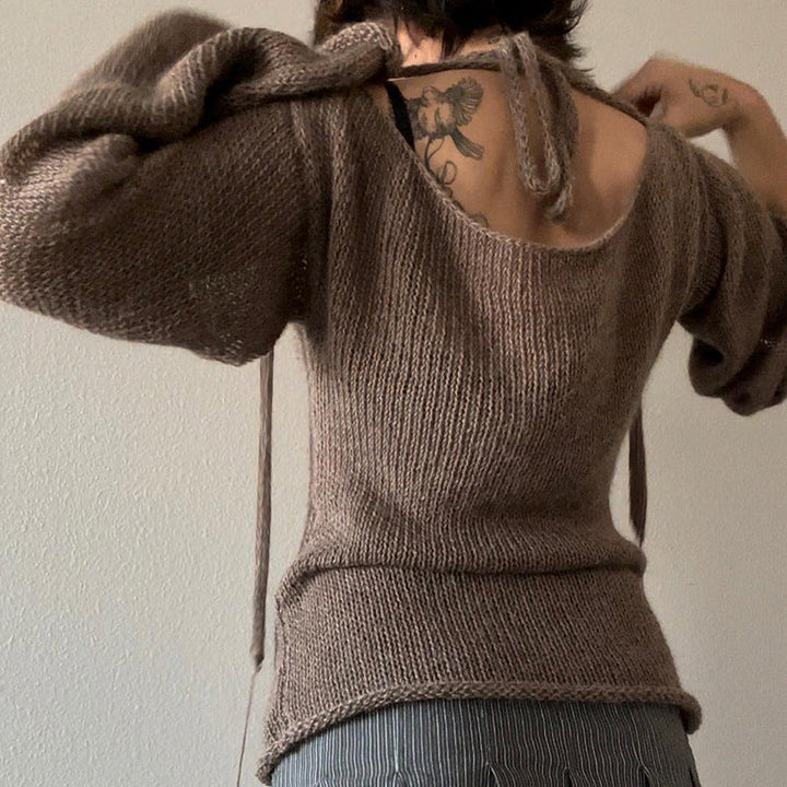 Desiree® | Strickpullover mit Glockenärmeln und Spitze