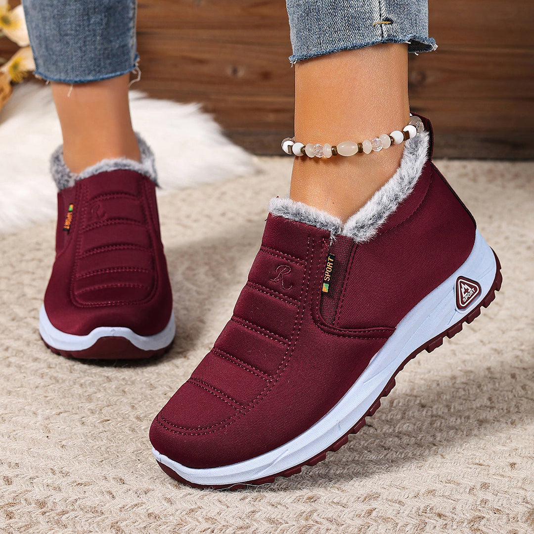 Damen Slip-on-Sneaker mit weicher Fütterung für kalte Tage