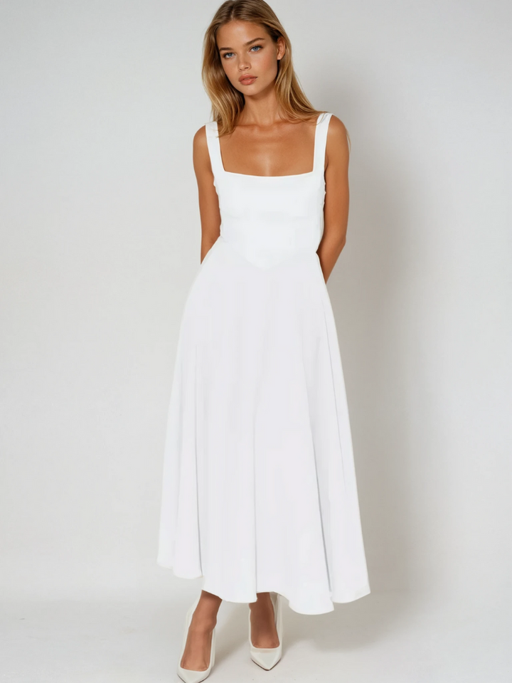 Klassisches Midi-Kleid für Damen