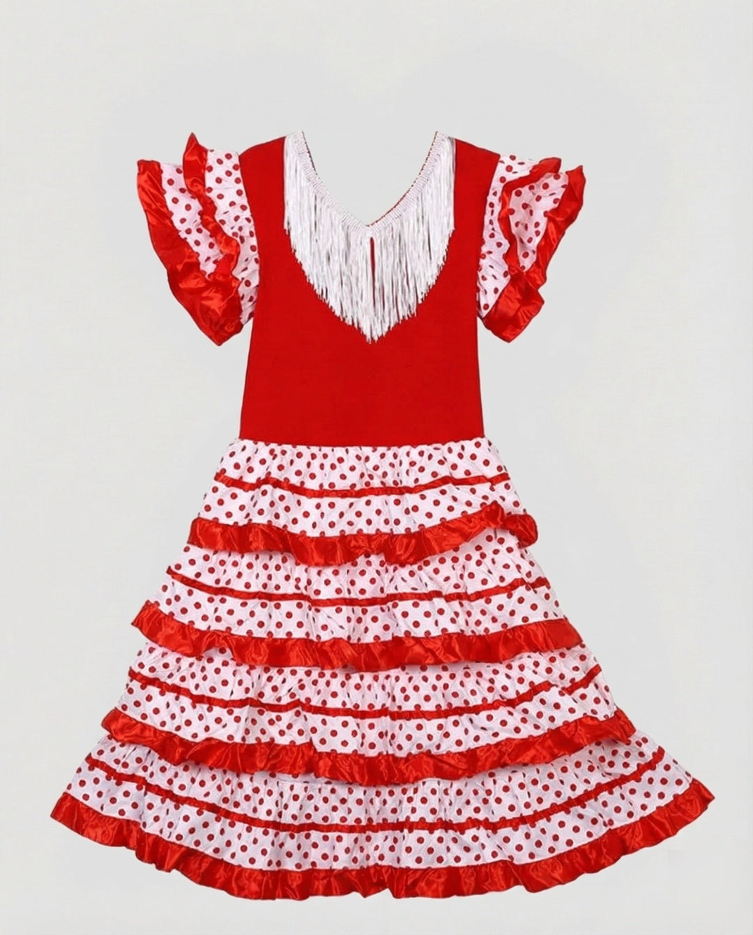 Damen-Flamenco-Kleid als elegantes Outfit für Tanzauftritte