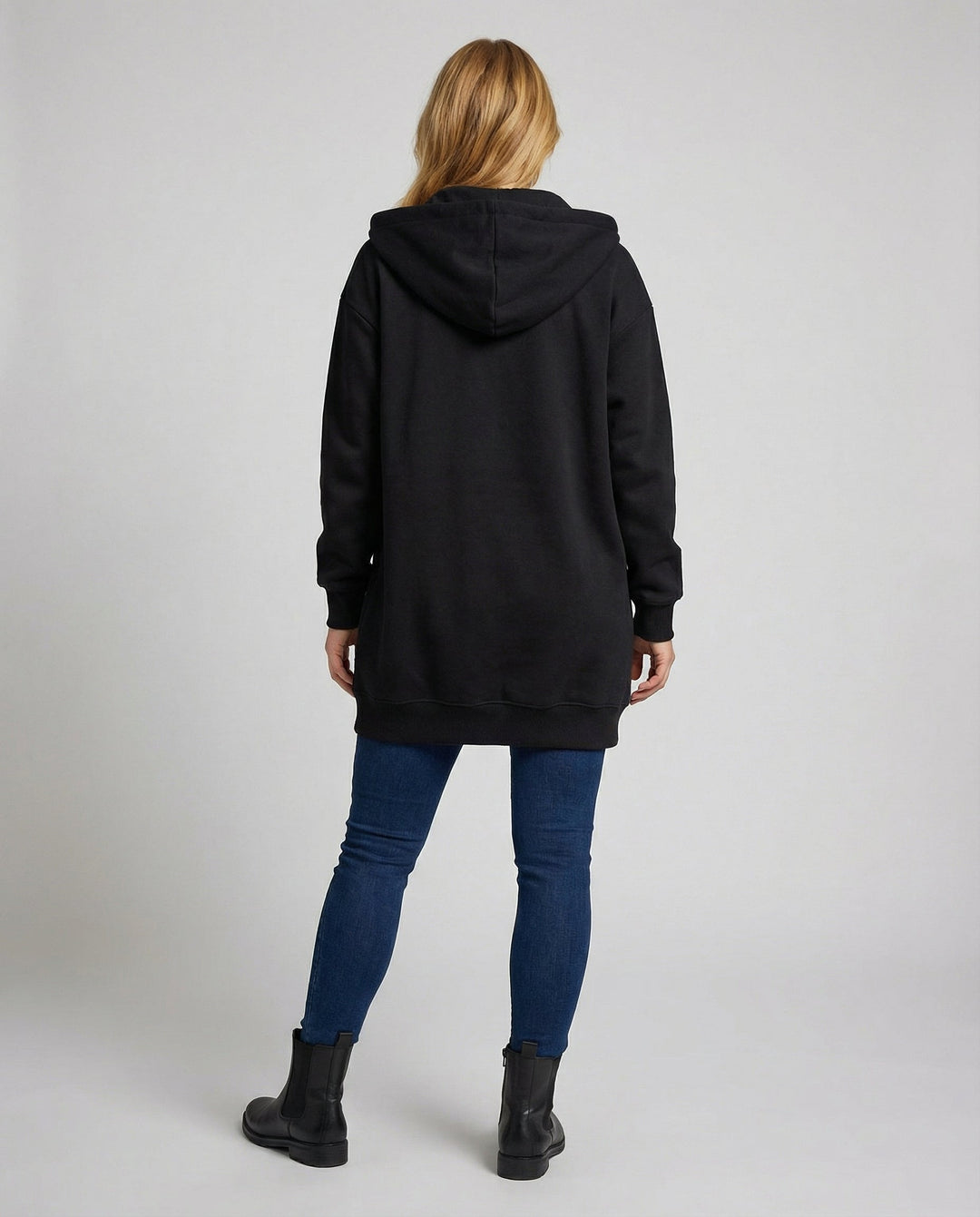 Hoodie für Damen mit Reißverschluss und bequemer Kapuze