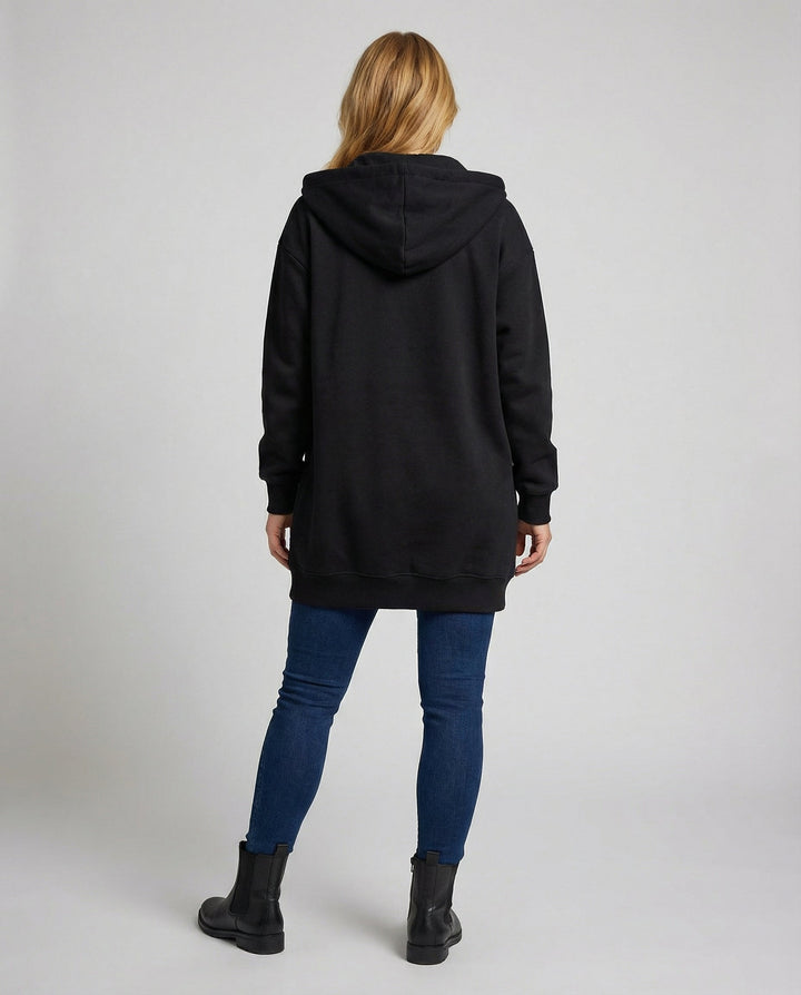 Hoodie für Damen mit Reißverschluss und bequemer Kapuze