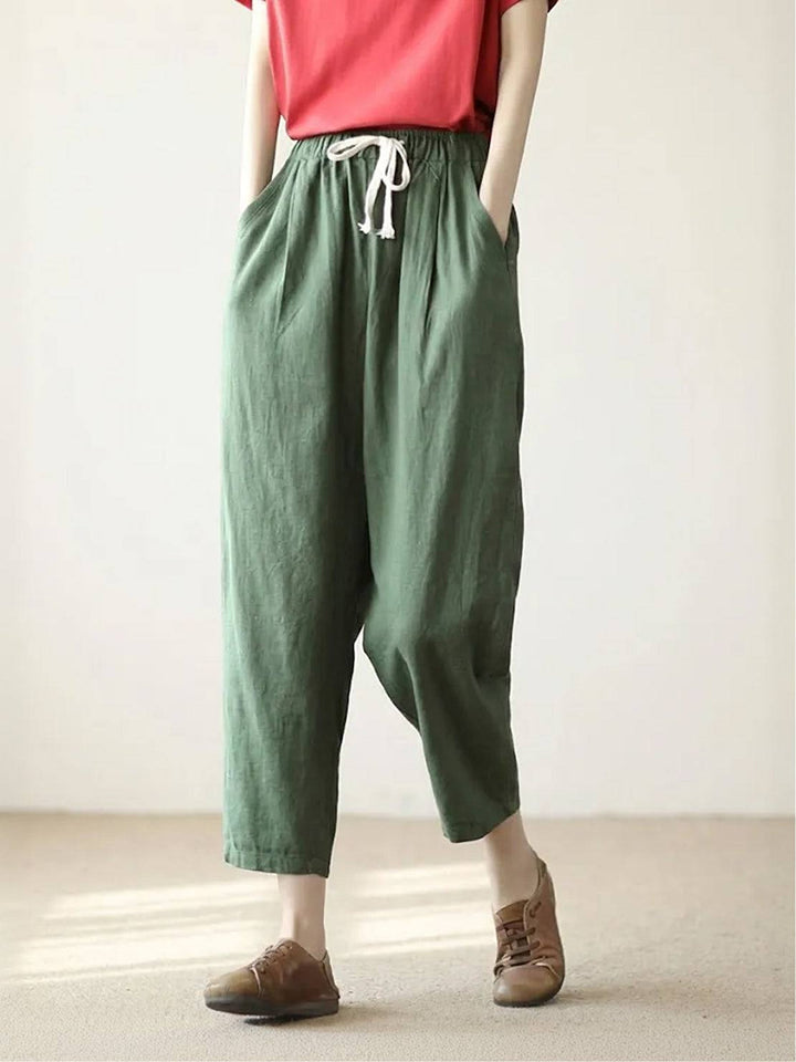Women's Drawstring Pants With Loose Fit