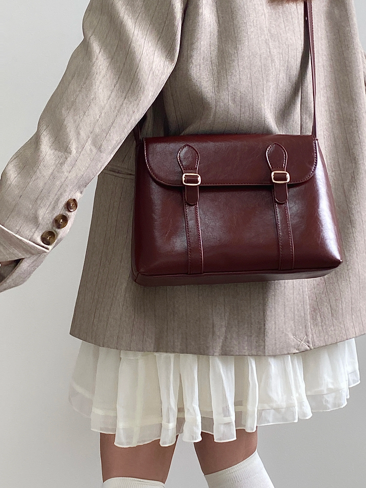 Helviora® | Klassische Umhängetasche im Vintage-Look