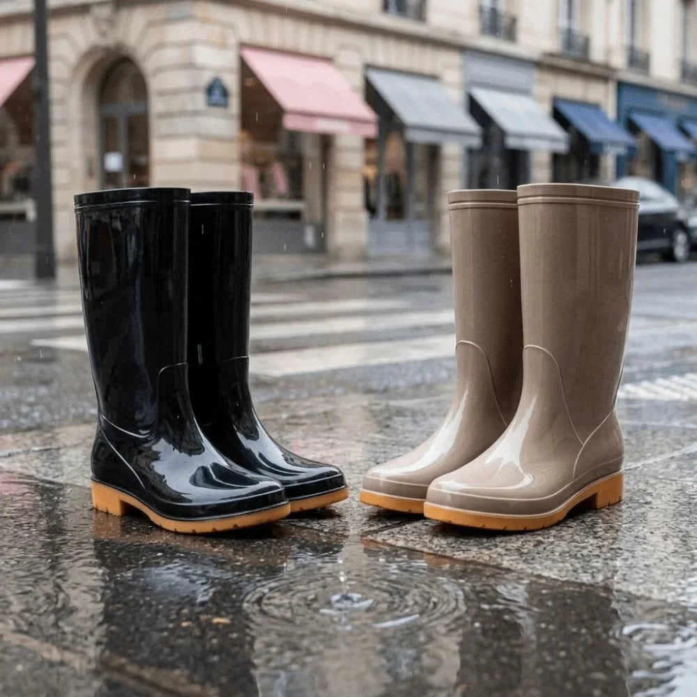 Damen-Regenstiefel als praktische Schuhe für draußen