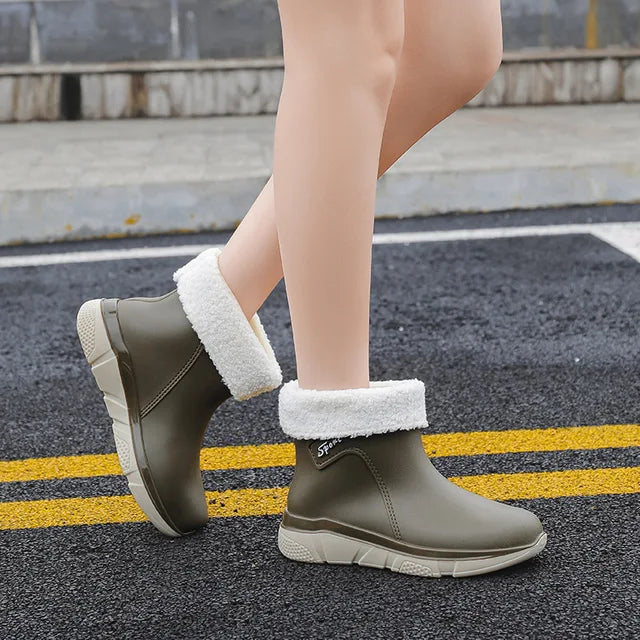 Damen Kurzschaft-Gummistiefel für nasse und regnerische Tage