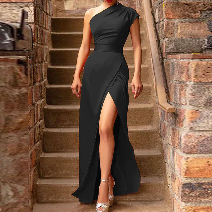 Emma | Schickes Maxikleid mit hohem Schlitz