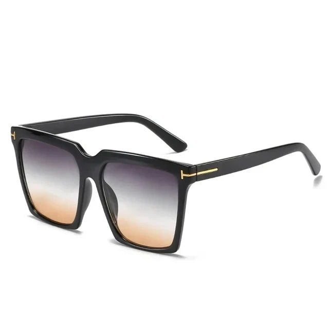 Quadratische Retro-Sonnenbrille