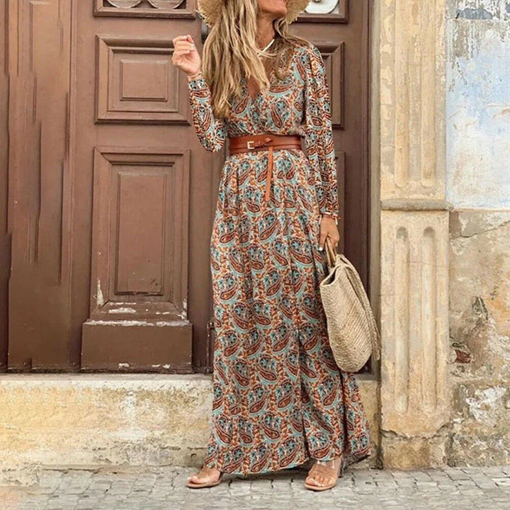 Zoe® I Langes Kleid für Frauen, Sommer-Strand-Bohemian-Kleid