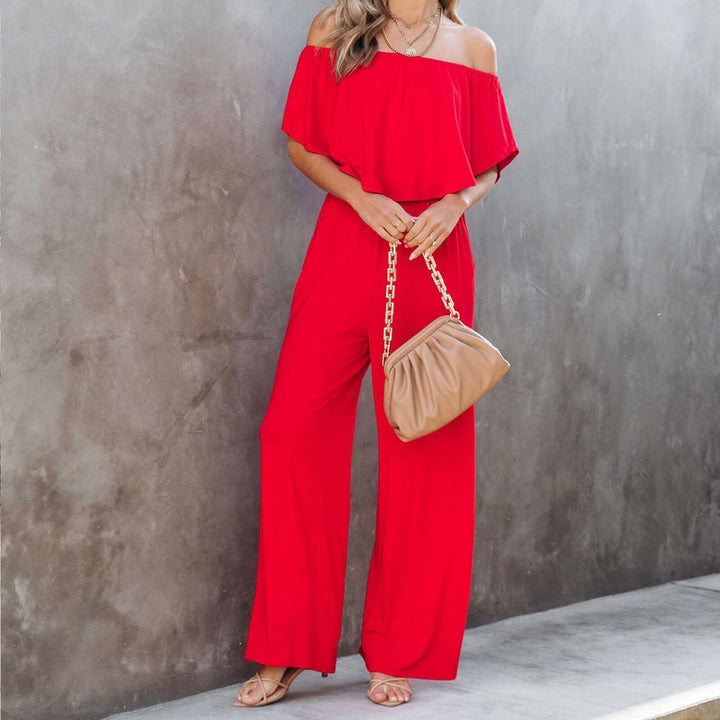 Lynn - Schulterfreier Jumpsuit