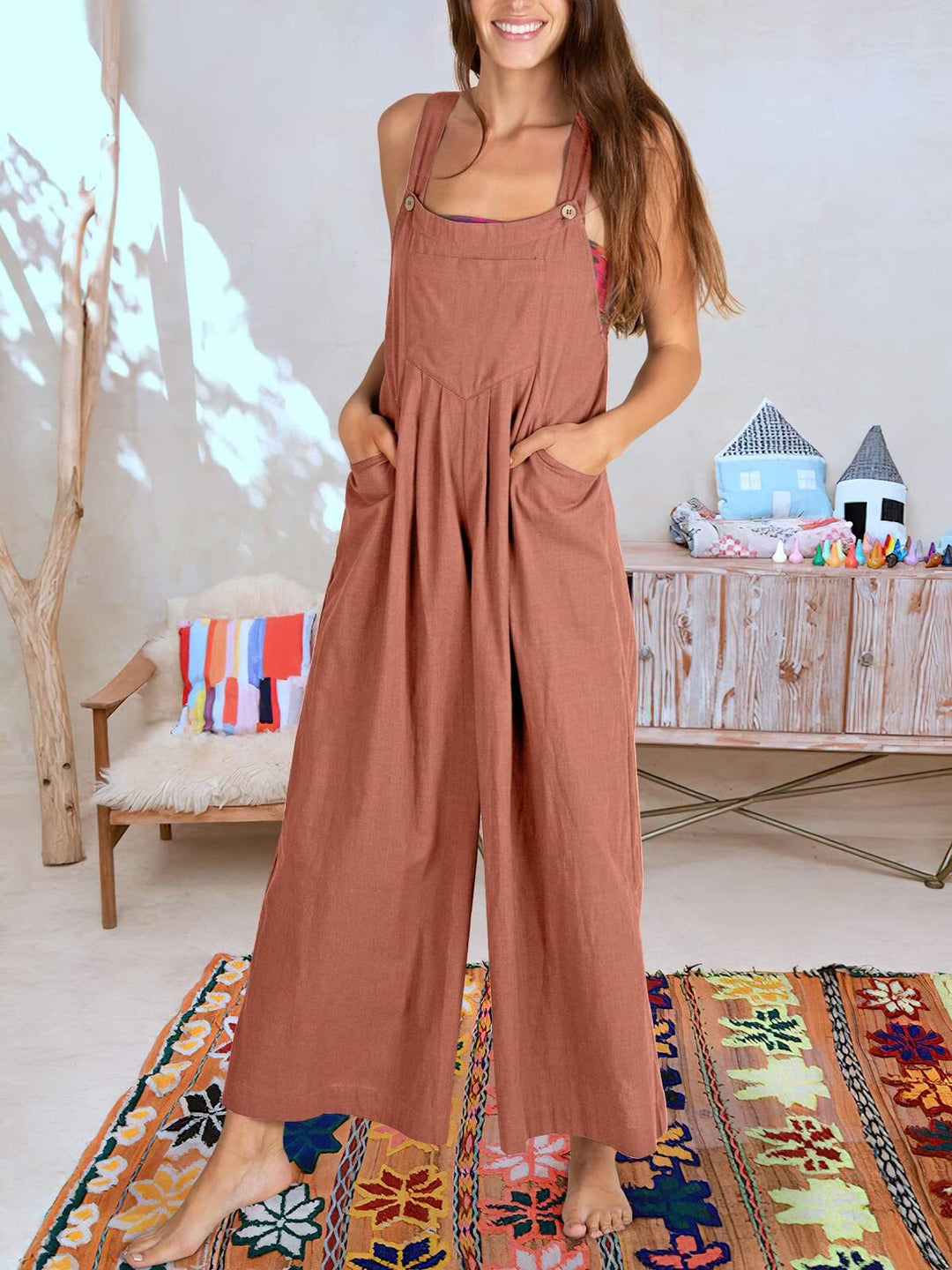 Sofia - Ärmelloser Jumpsuit für Frauen