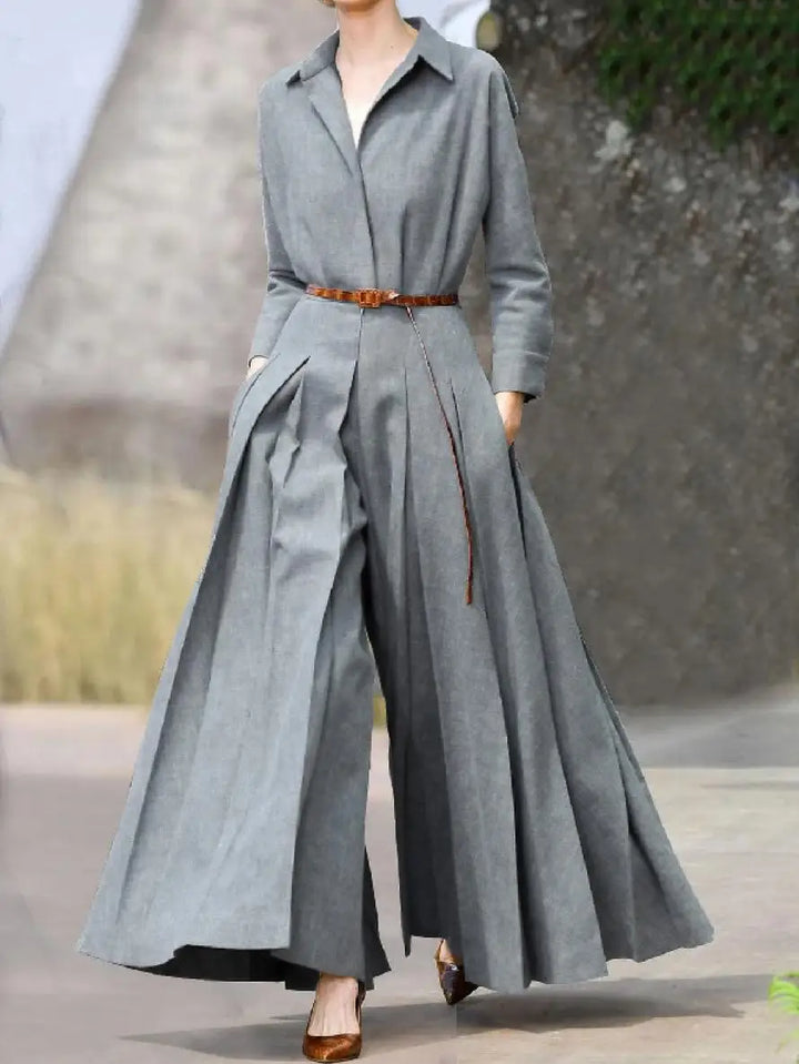 Ava - Lange Ärmel Jumpsuit