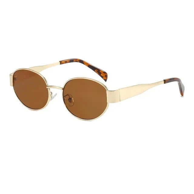 Ovale Designer-Sonnenbrille