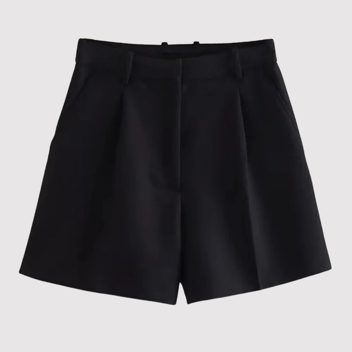 Elegante Damen Falten-Shorts im tailored Look für Sommer-Outfits