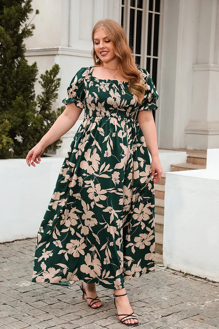 Gisele®| Sommerkleid mit quadratischem Kragen