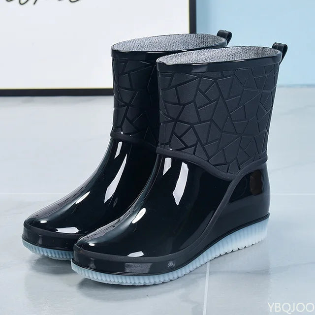 Damen-Regenstiefel zum bequemen Hineinschlüpfen