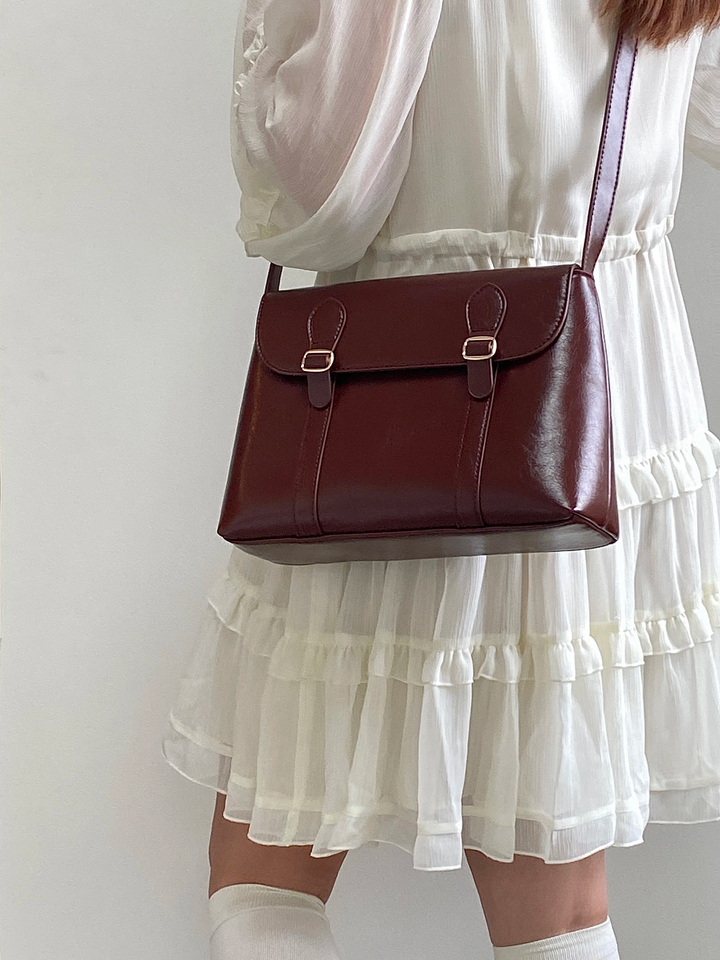 Helviora® | Klassische Umhängetasche im Vintage-Look