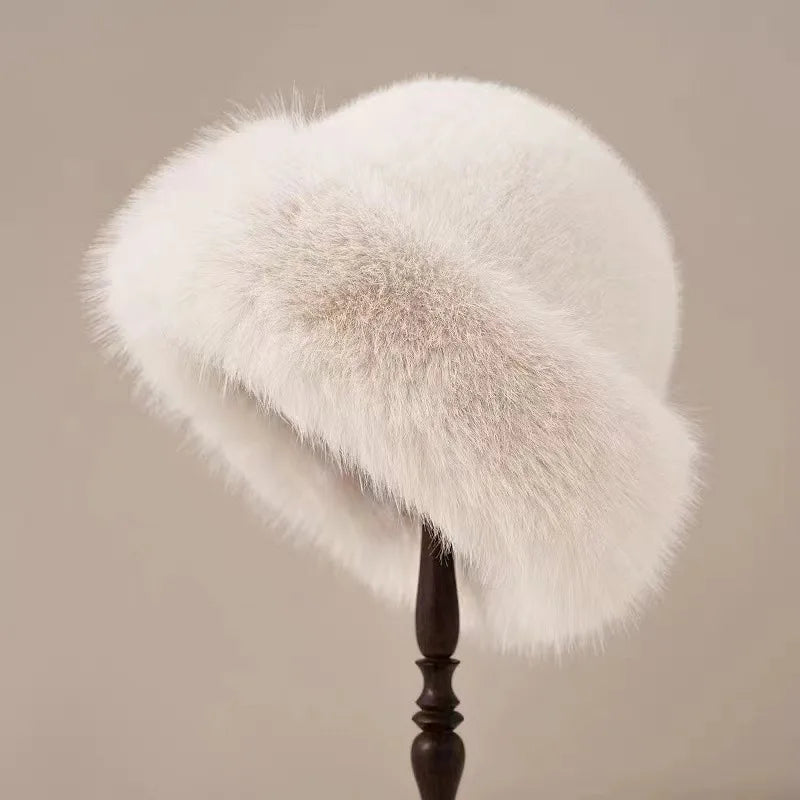 Women's Winter Hat in Soft Faux Fur