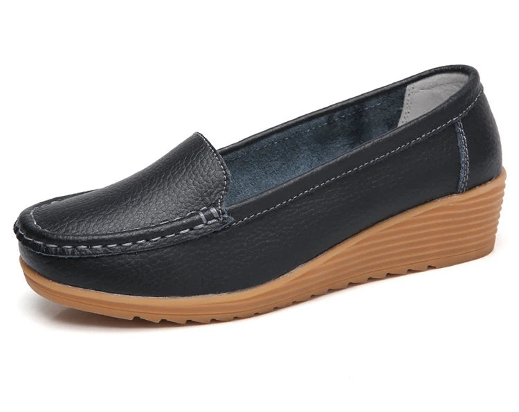 Gisela®|Loafers aus weichem Leder für Frauen