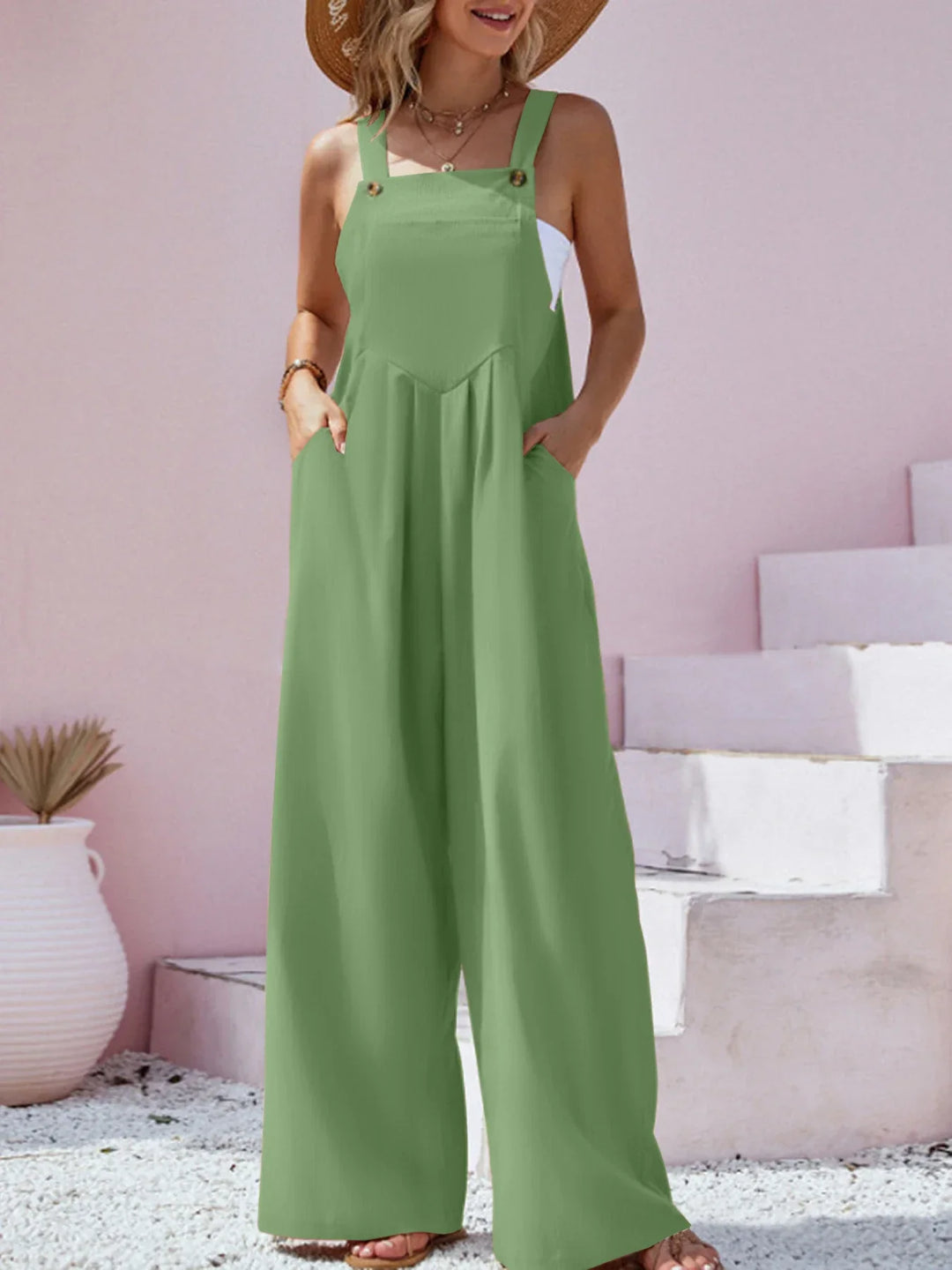 Eleanor - Weiter Bein Jumpsuit