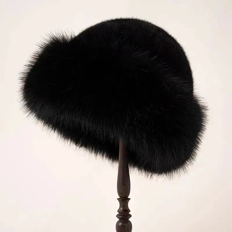Women's Winter Hat in Soft Faux Fur