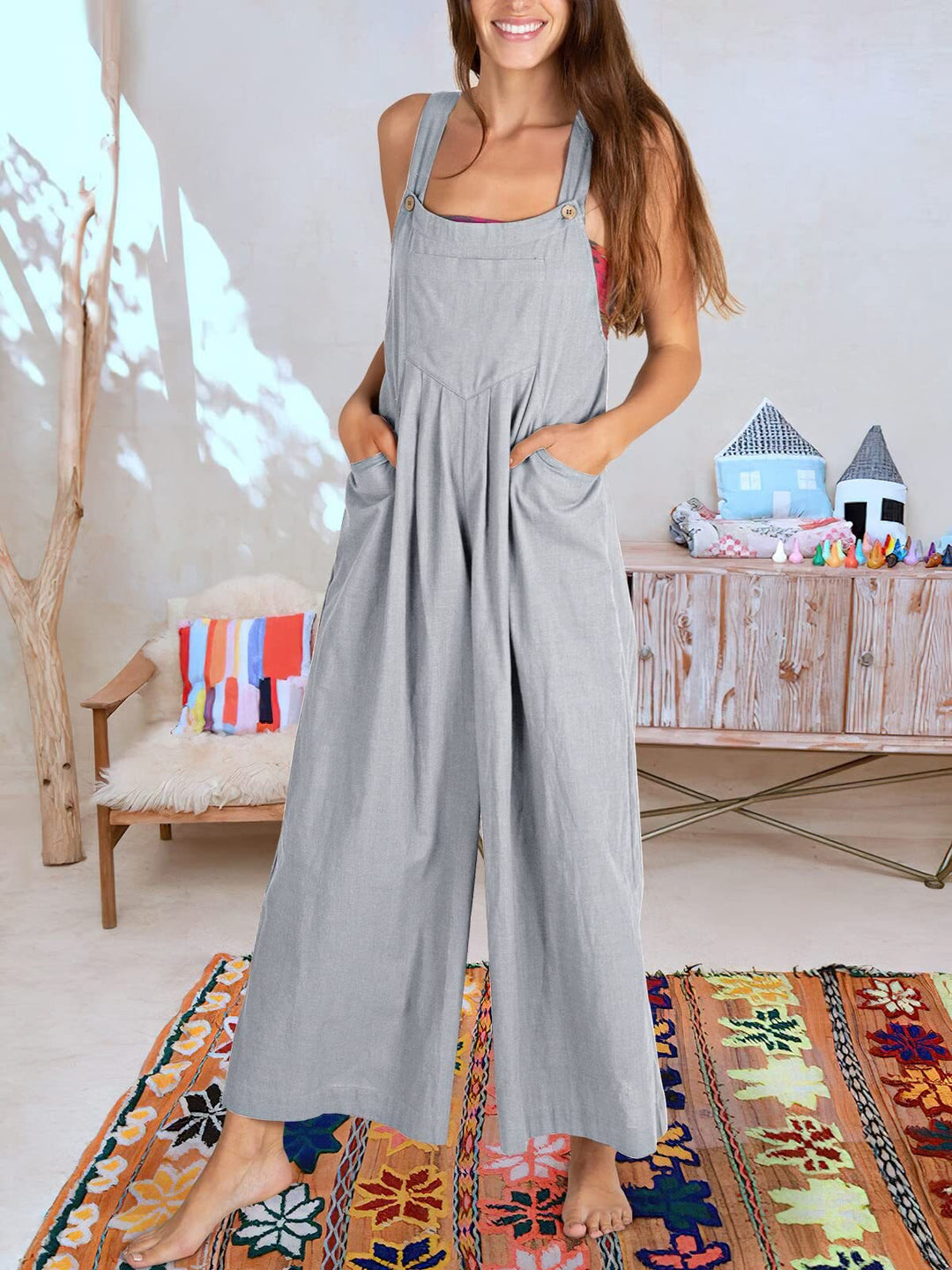 Sofia - Ärmelloser Jumpsuit für Frauen