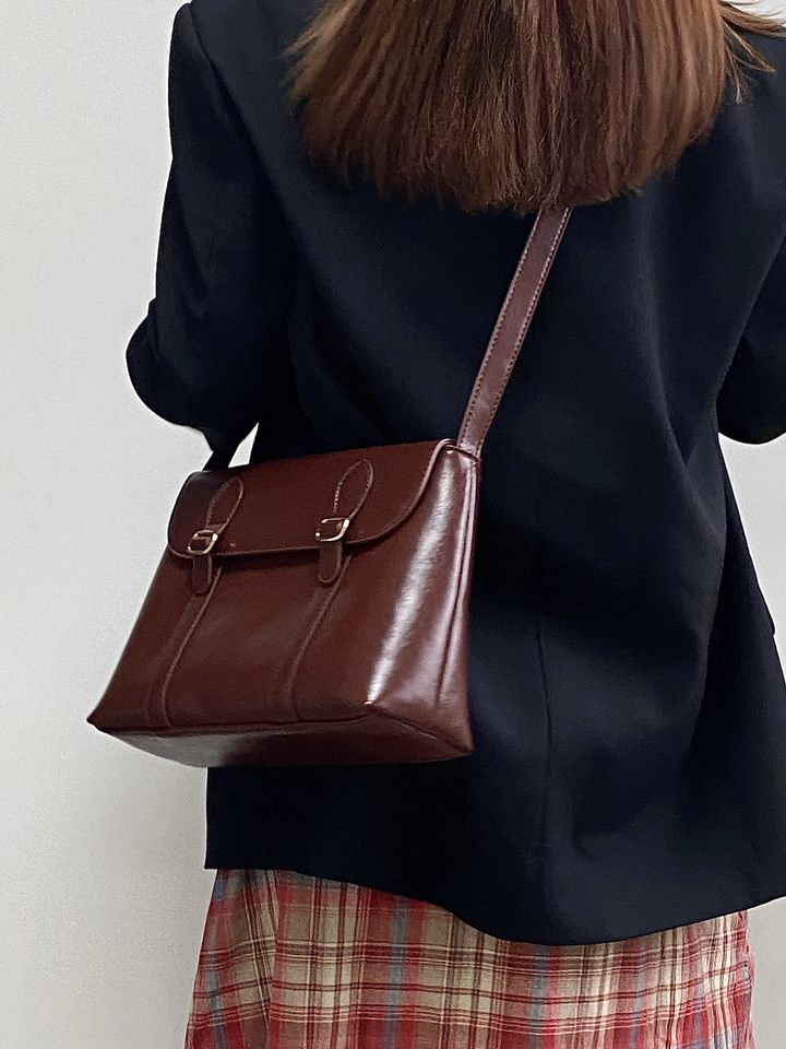Helviora® | Klassische Umhängetasche im Vintage-Look
