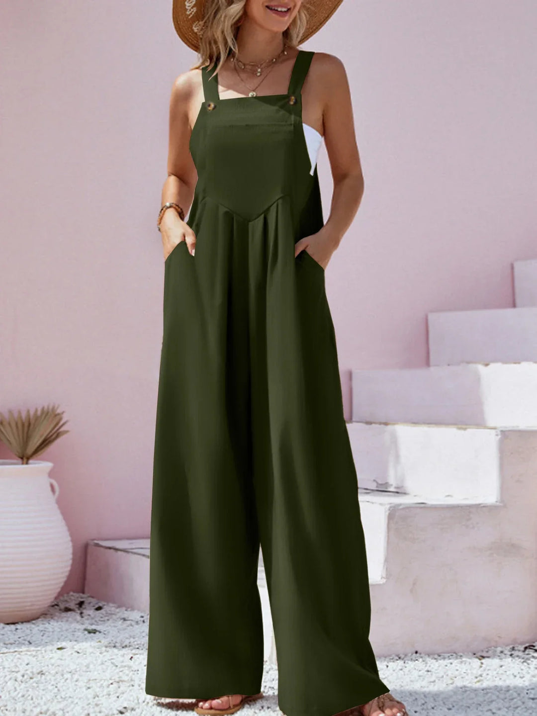 Eleanor - Weiter Bein Jumpsuit