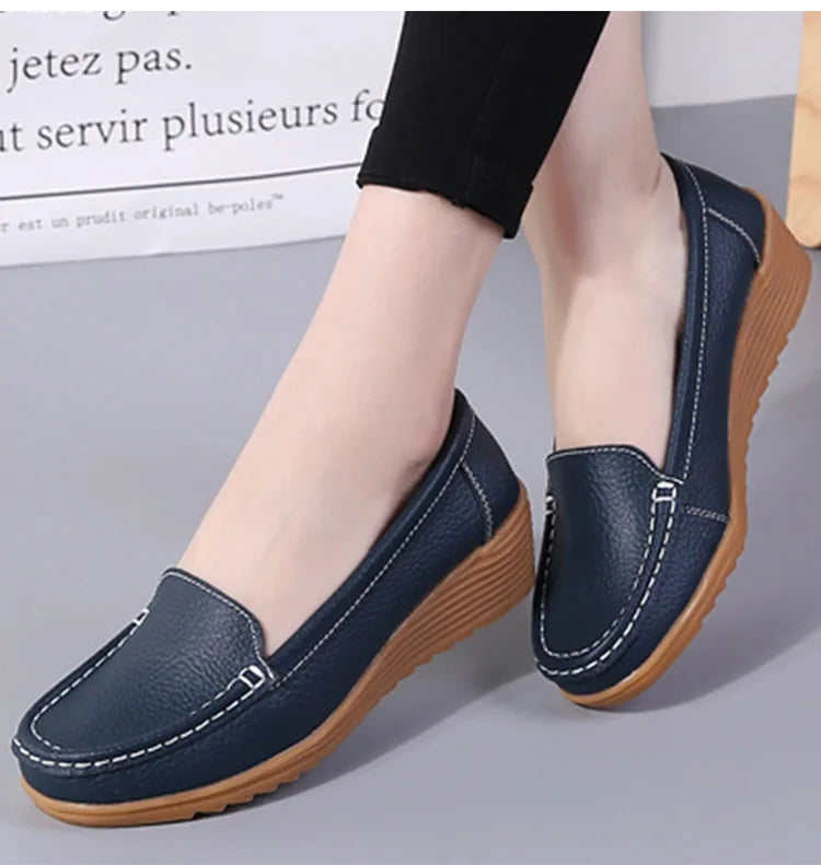 Gisela®|Loafers aus weichem Leder für Frauen