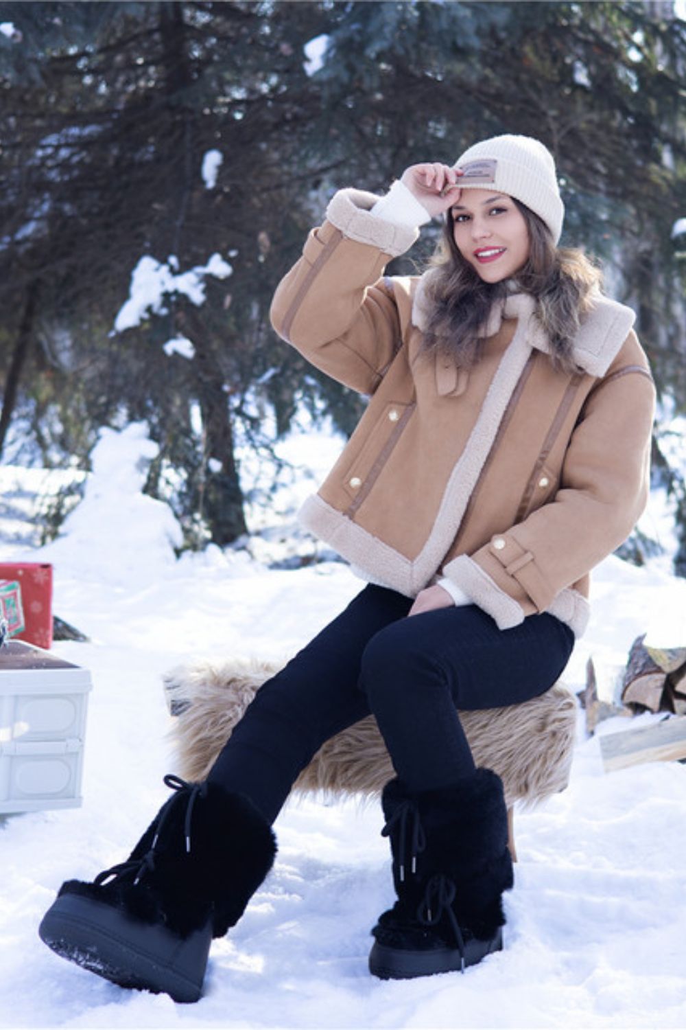 Gemütliche Kawaii Winter-Schneestiefel für Damen