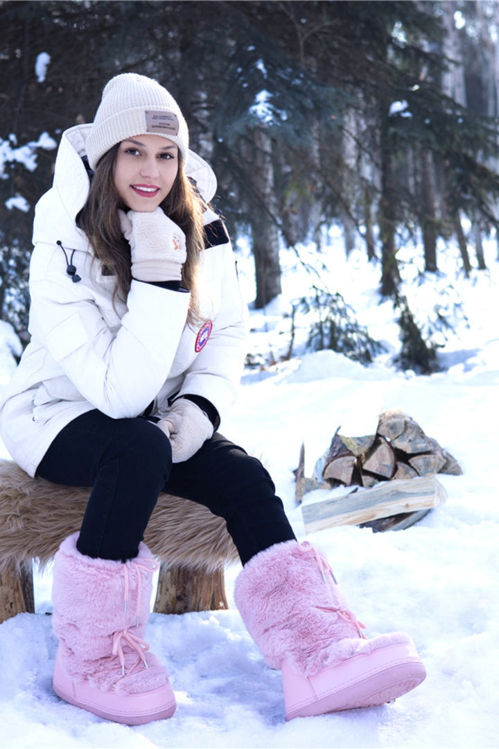 Gemütliche Kawaii Winter-Schneestiefel für Damen