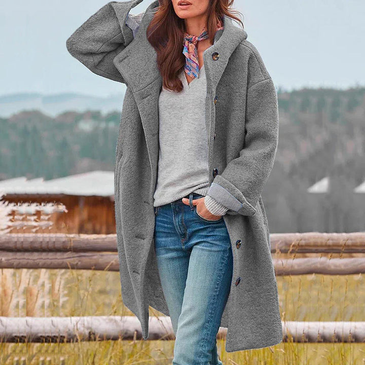 Damen-Wintermantel mit klassischem, elegantem Schnitt