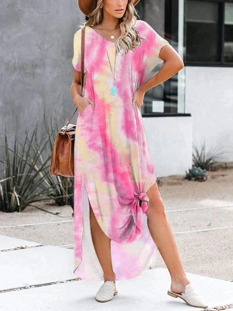 Hannah | Tie-Dye Maxikleid