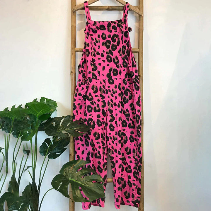 Sophia - Bedruckter Leoparden-Jumpsuit