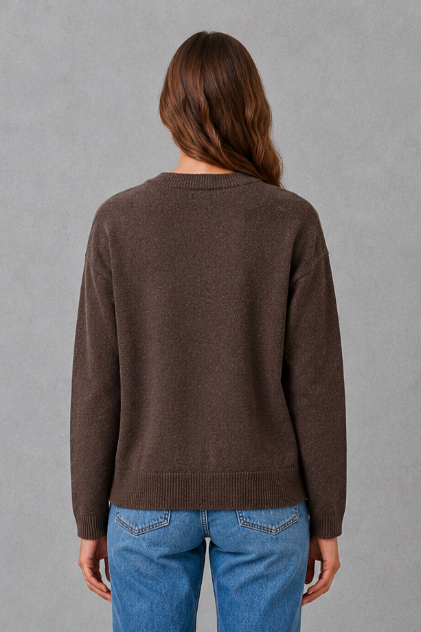 Offene Front der Damen-Strickjacke für unkompliziertes Überziehen