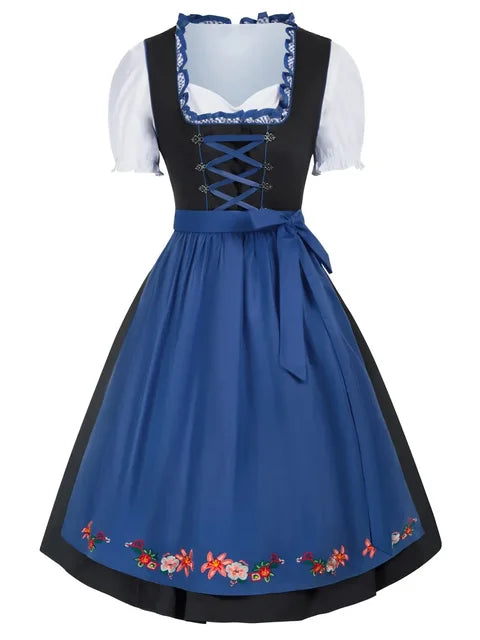 Traditionelle Damen-Tracht als Dirndl-Kleid