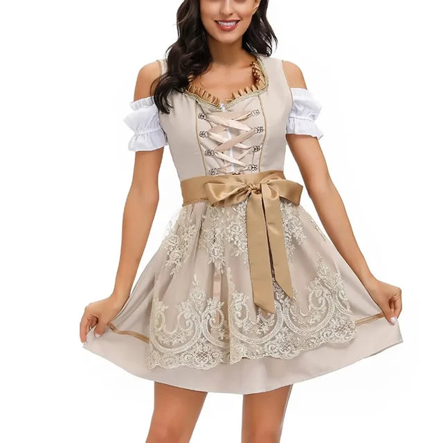 Women's Dirndl Dress For Oktoberfest