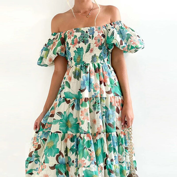 Sophie | Buntes Blumiges Kleid