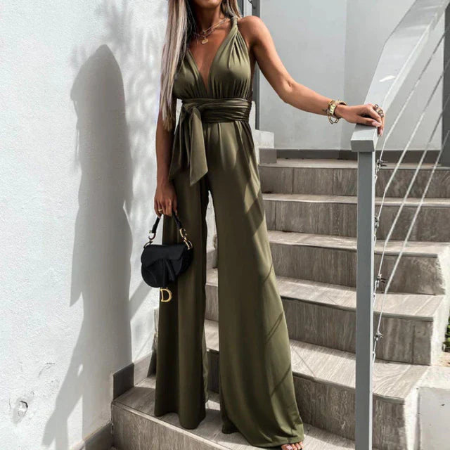 Grace - Eleganter Jumpsuit mit Gürtel