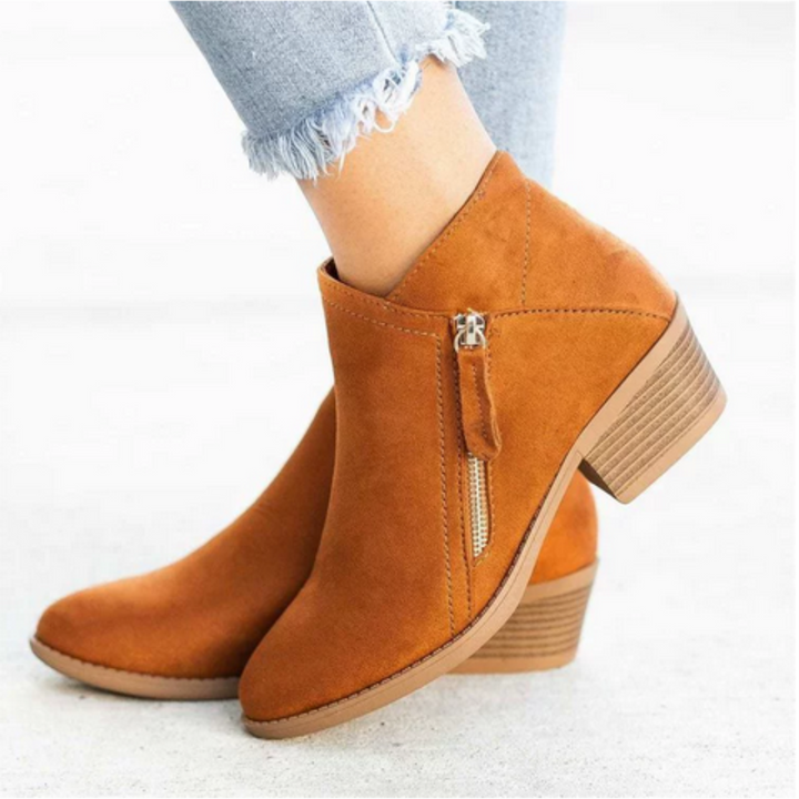 Schicke Leder-Stiefeletten für den Alltagstil