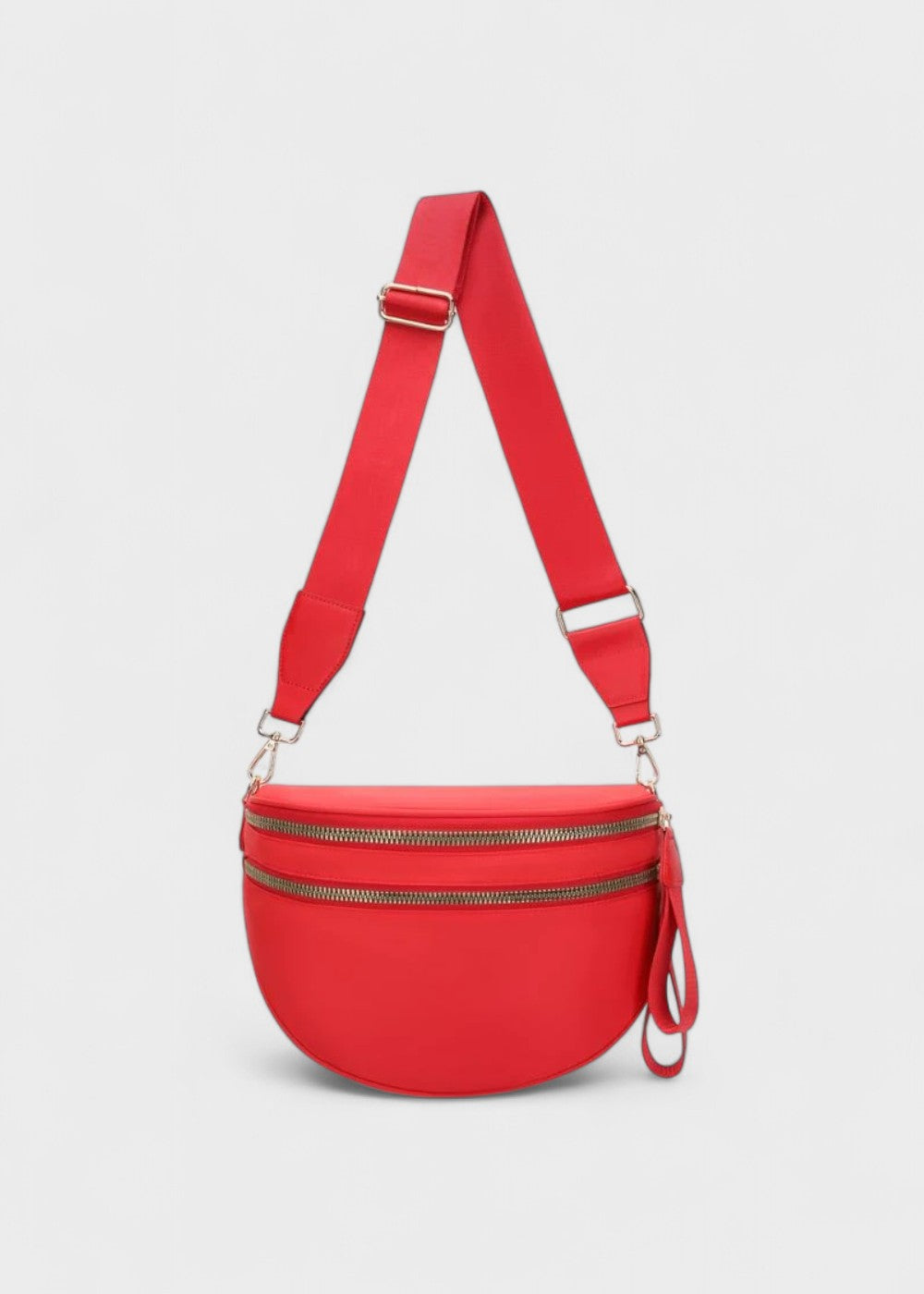 Elegante Gürteltasche aus echtem Leder für freihändige Mode