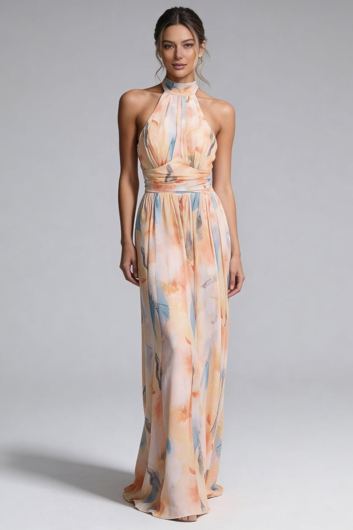 Elegantes Maxikleid mit Neckholder für Damen